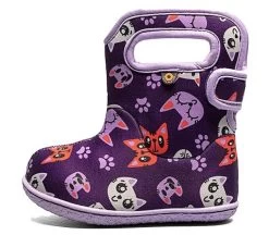 BOGS Baby Bogs Kitties Lila Mädchen Winterstiefel Für Laufanfänger
