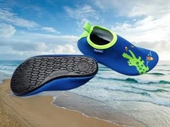 Playshoes Kinder Badeschuhe Barfuß-Schuhe Hai Blau -Babyprodukte barufuss schuhe krokodil 23 1280x1280 3