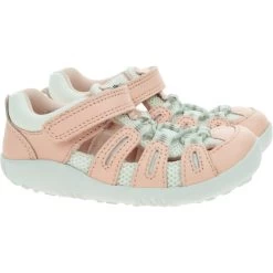 Bobux SUMMIT Mädchen Sandalen Hellrosa Barfußsandalen -Babyprodukte bobux summit seashell white 1 1280x1280