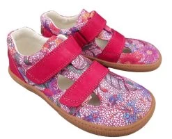 Koel Bare DEVIN Mädchen Sandalen Pink Blumen Weit Bioleder