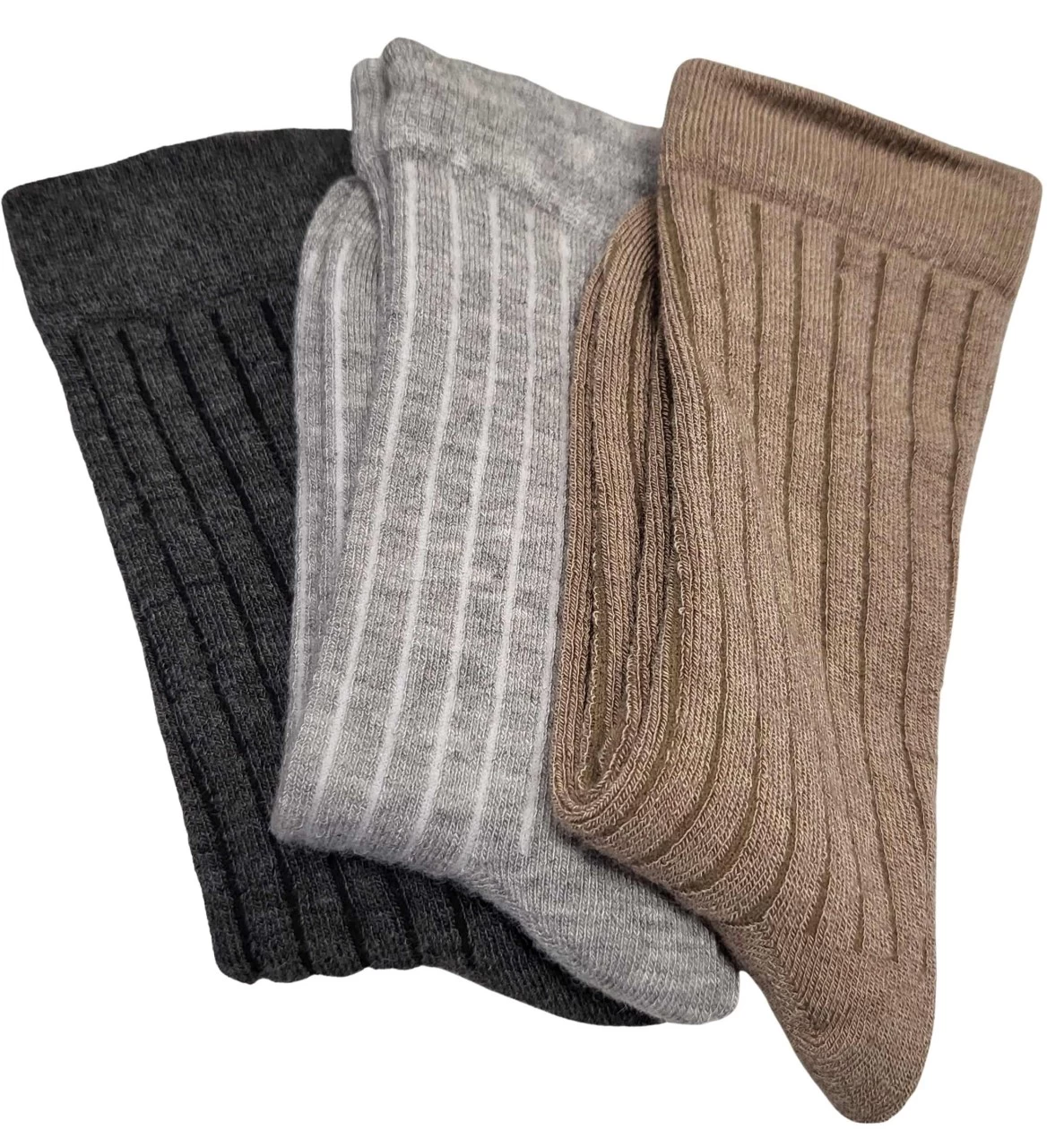 Minymo Kinder Funktionssocken 3er Pack Grau/beige Socken Mit Wolle Und Viskose 2 Minymo Kinder Funktionssocken 3er Pack Grau/beige Socken Mit Wolle Und Viskose – Bild 2