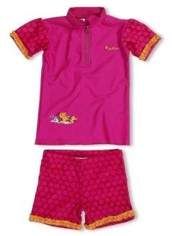 Playshoes UV-Schutz Zweiteiler Maus Pink Sonnenschutzanzug 2 Teile