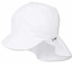 Sterntaler Kinder UV-Schutz Schirmmütze Weiß Mit Nackenschutz
